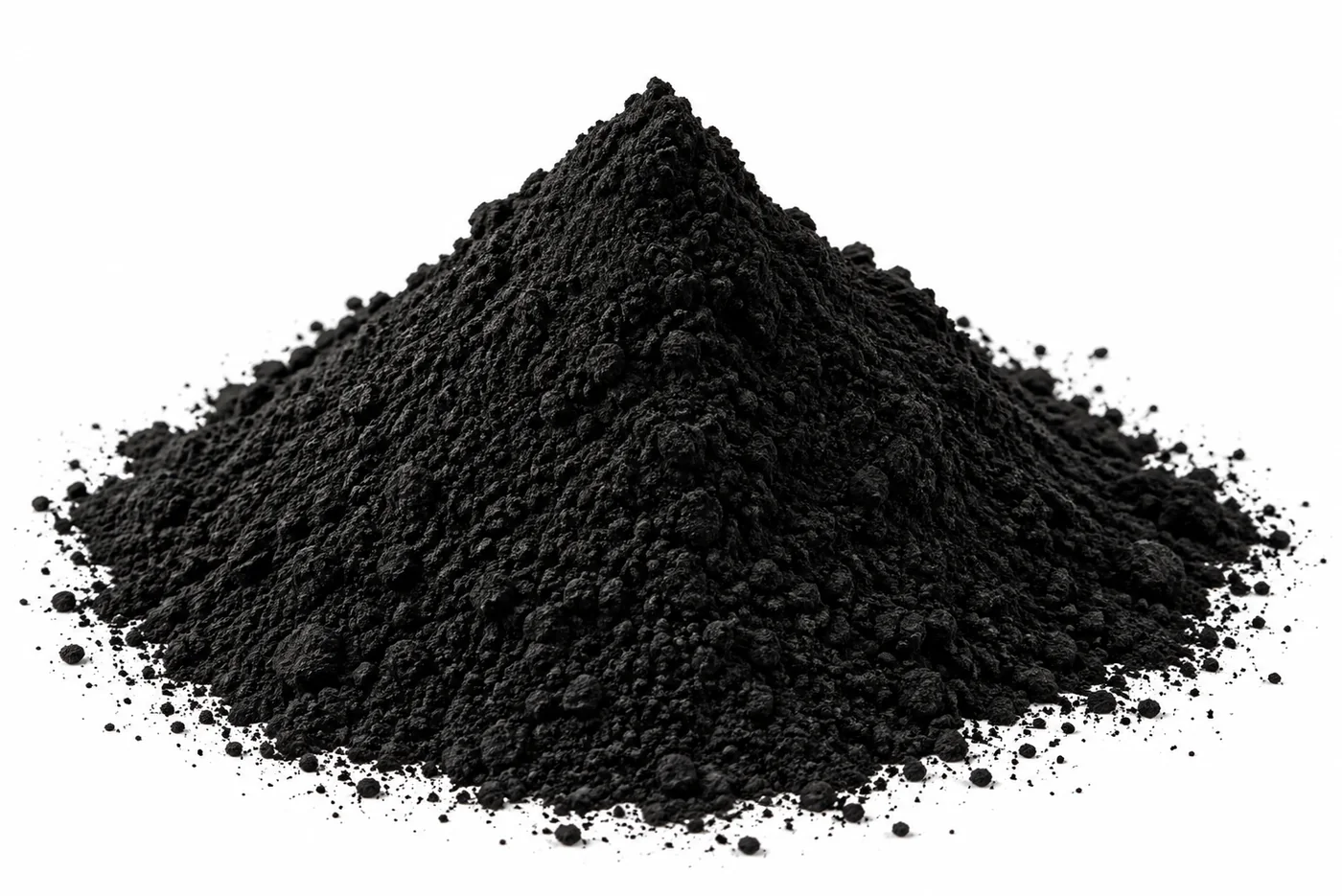 Black toner powder for mono-component magnetic development