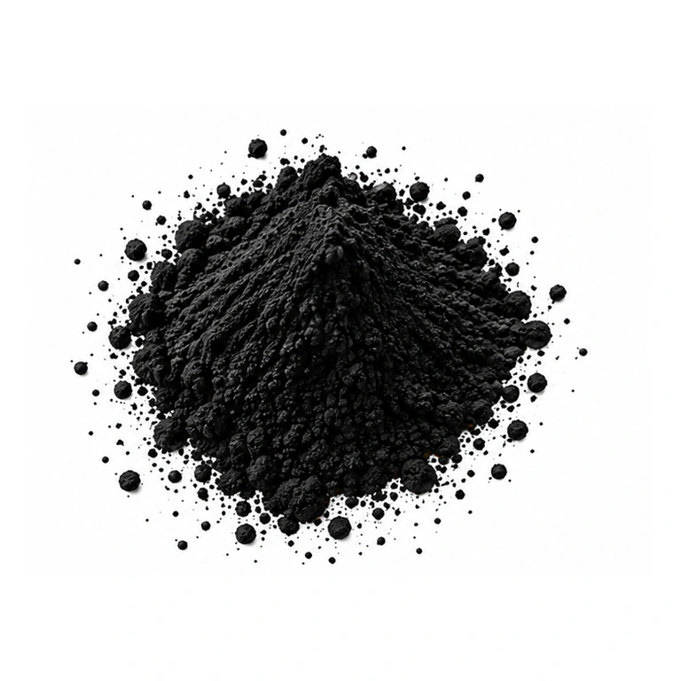 Black magnetic toner powder